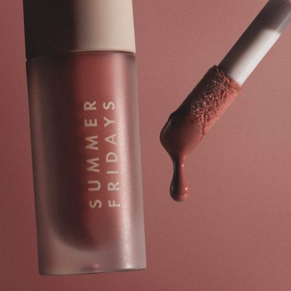 NIB SUMMER FRIDAYS Dream Lip Oil Moisturizing Sheer Coverage in Blush Dreams